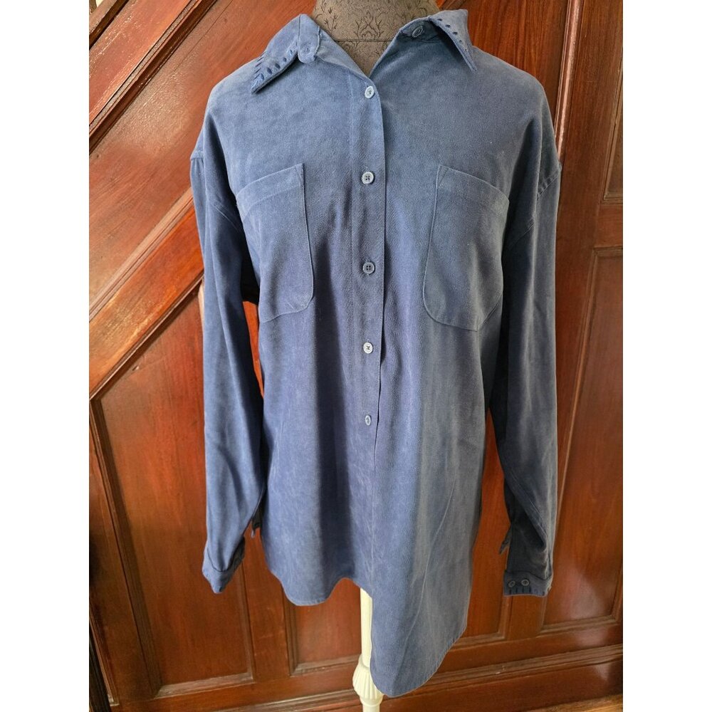Northern Reflections Navy Blue Long Sleeve Shirt XL